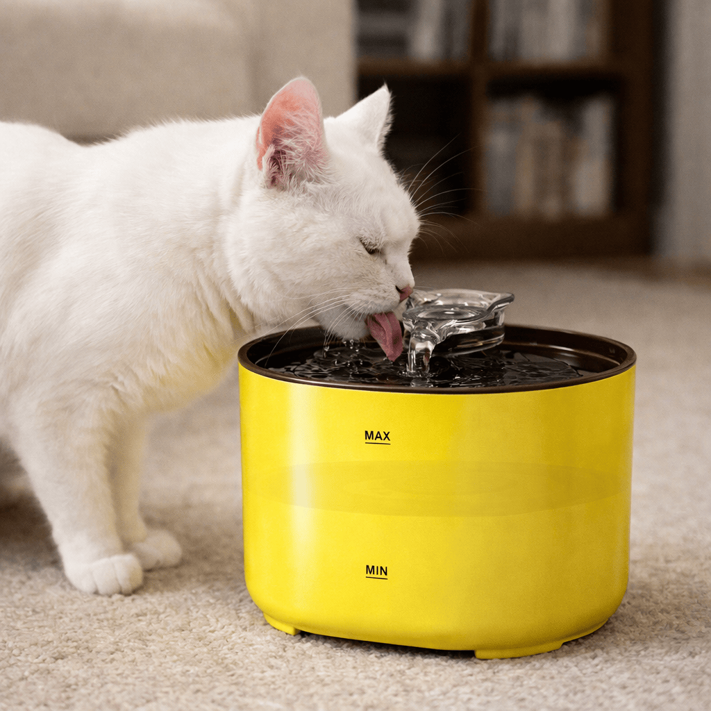 Ultra Quiet 2.2L Cat Fountain – Indoor USB Water Dispenser