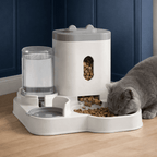Automatic Pet Feeder & Water Fountain – Large Capacity Dispenser