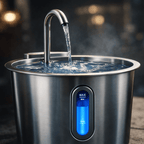 Stainless Steel Cat Water Fountain 2.2L – Automatic, Ultra Quiet Pet Water Dispenser with Filter & LED