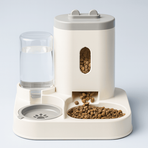 Automatic Pet Feeder & Water Fountain – Large Capacity Dispenser
