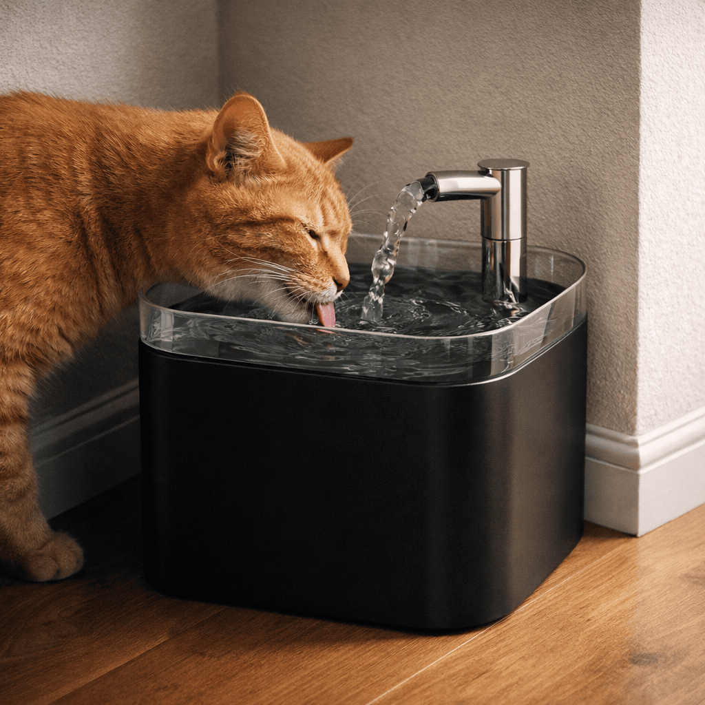 1.5L Automatic Circulating Cat Water Fountain, Flowing Drinking Fountain for Cats and Dogs, Pet Water Bowl