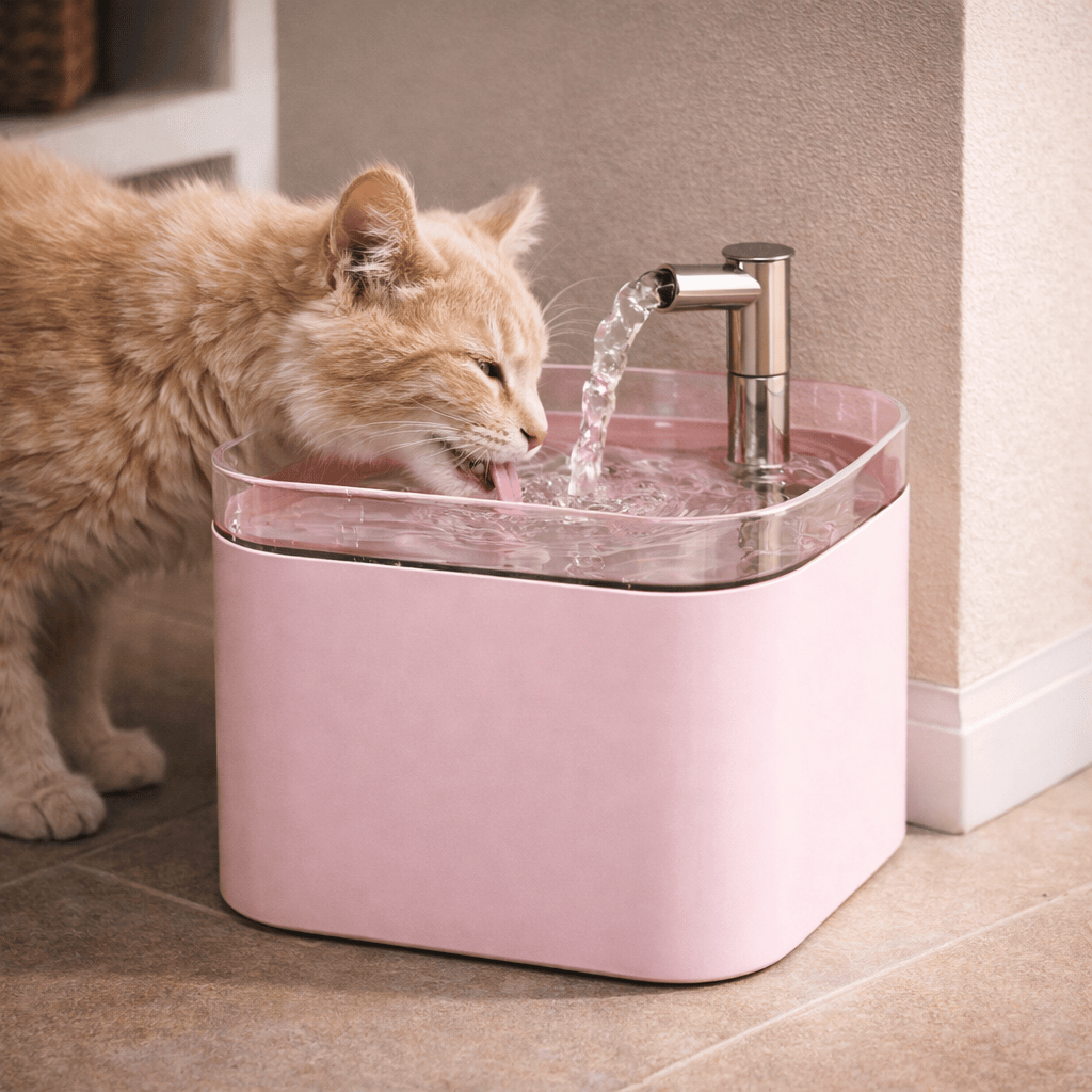 1.5L Automatic Circulating Cat Water Fountain, Flowing Drinking Fountain for Cats and Dogs, Pet Water Bowl