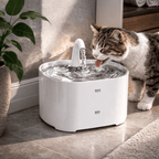 2.2L Automatic Cat Water Fountain – Quiet Running Water Dispenser with Water Level Window