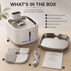 Keep Your Cat Hydrated and Healthy with the Ultra-Quiet Motion-Sensing Fountain - AquaSense