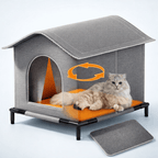 Warm, dry, and safe shelter for cats and small dogs