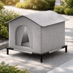 Warm, dry, and safe shelter for cats and small dogs