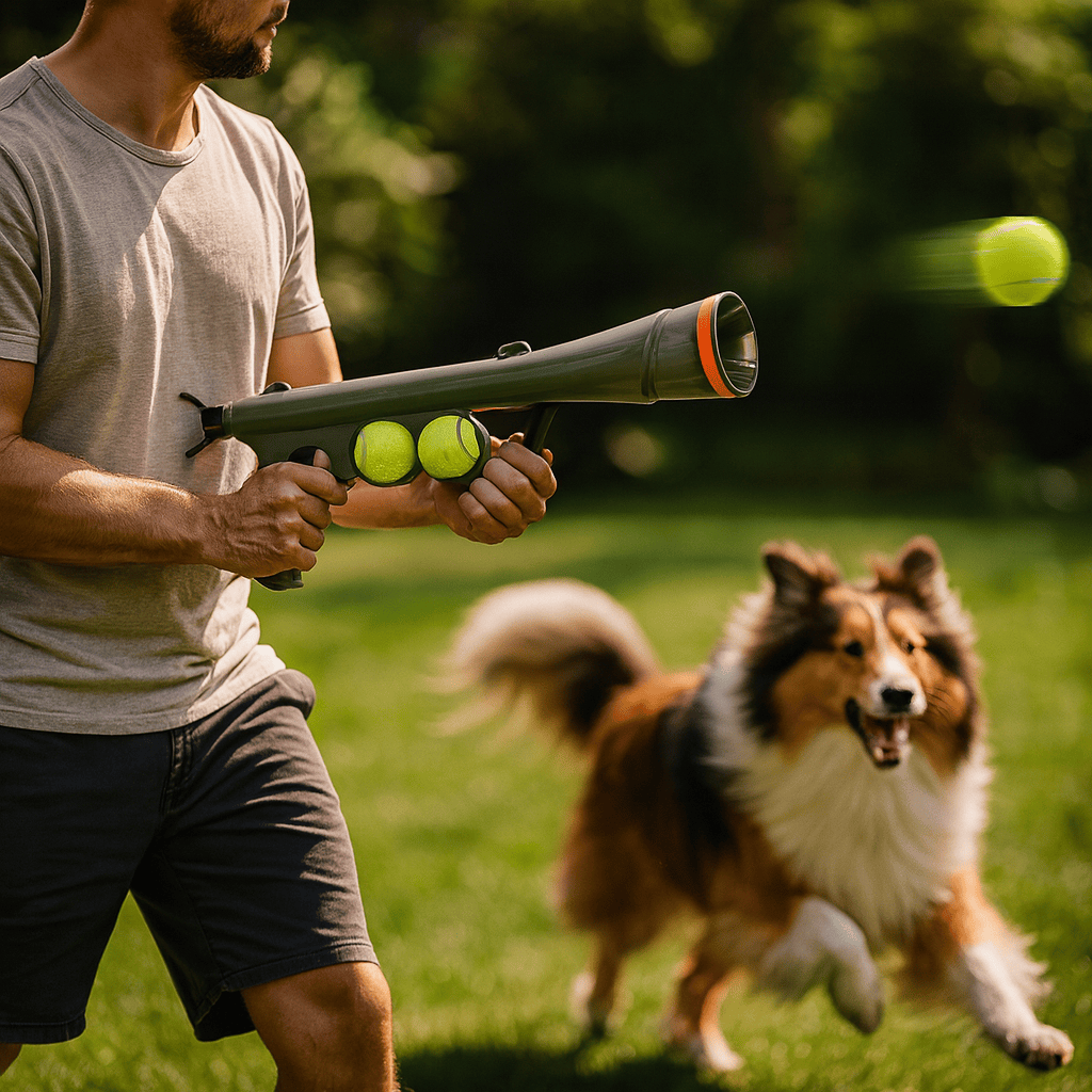 Dog Tennis Ball Launcher – Interactive Training & Fetch Toy