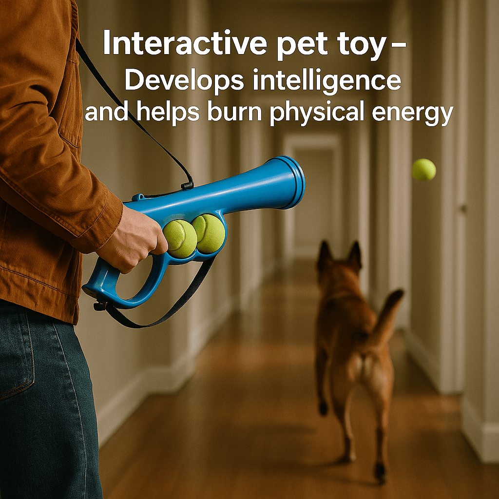 Dog Tennis Ball Launcher – Interactive Training & Fetch Toy