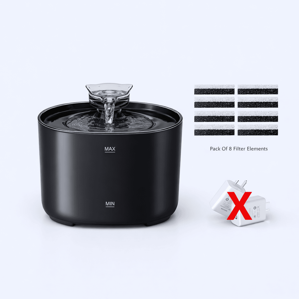 Ultra Quiet 2.2L Cat Fountain – Indoor USB Water Dispenser