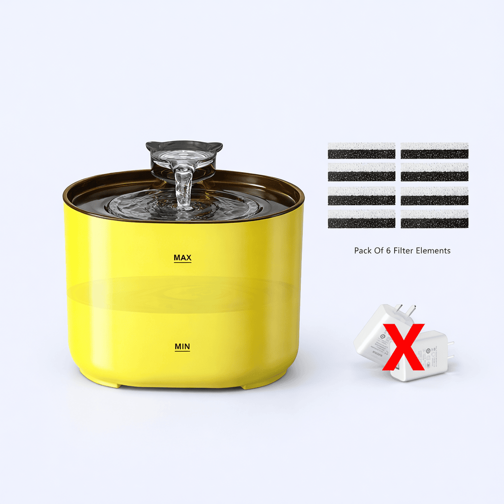 Ultra Quiet 2.2L Cat Fountain – Indoor USB Water Dispenser