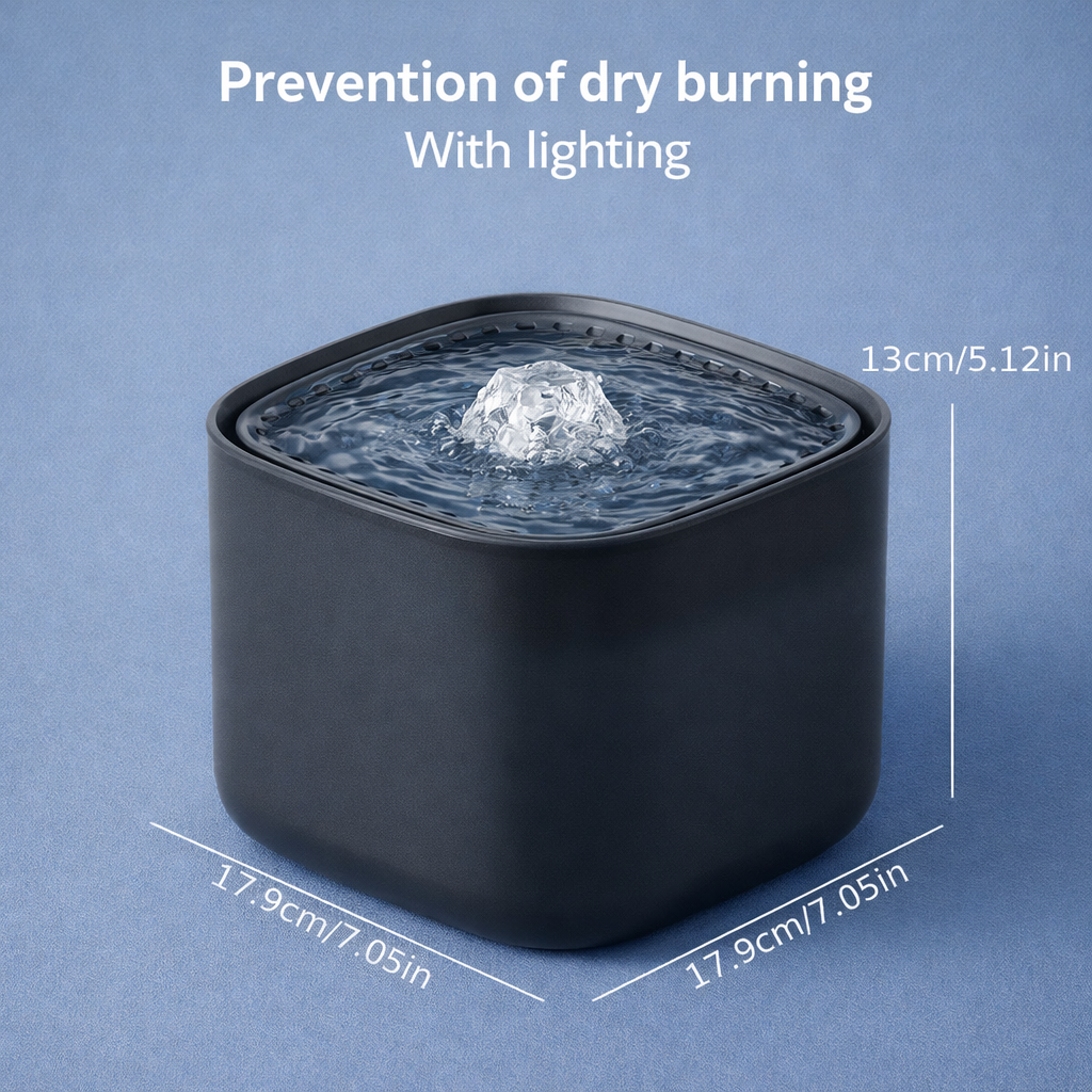 3L Automatic Cat Water Fountain – Ultra Quiet Pet Water Dispenser with Continuous Filtration
