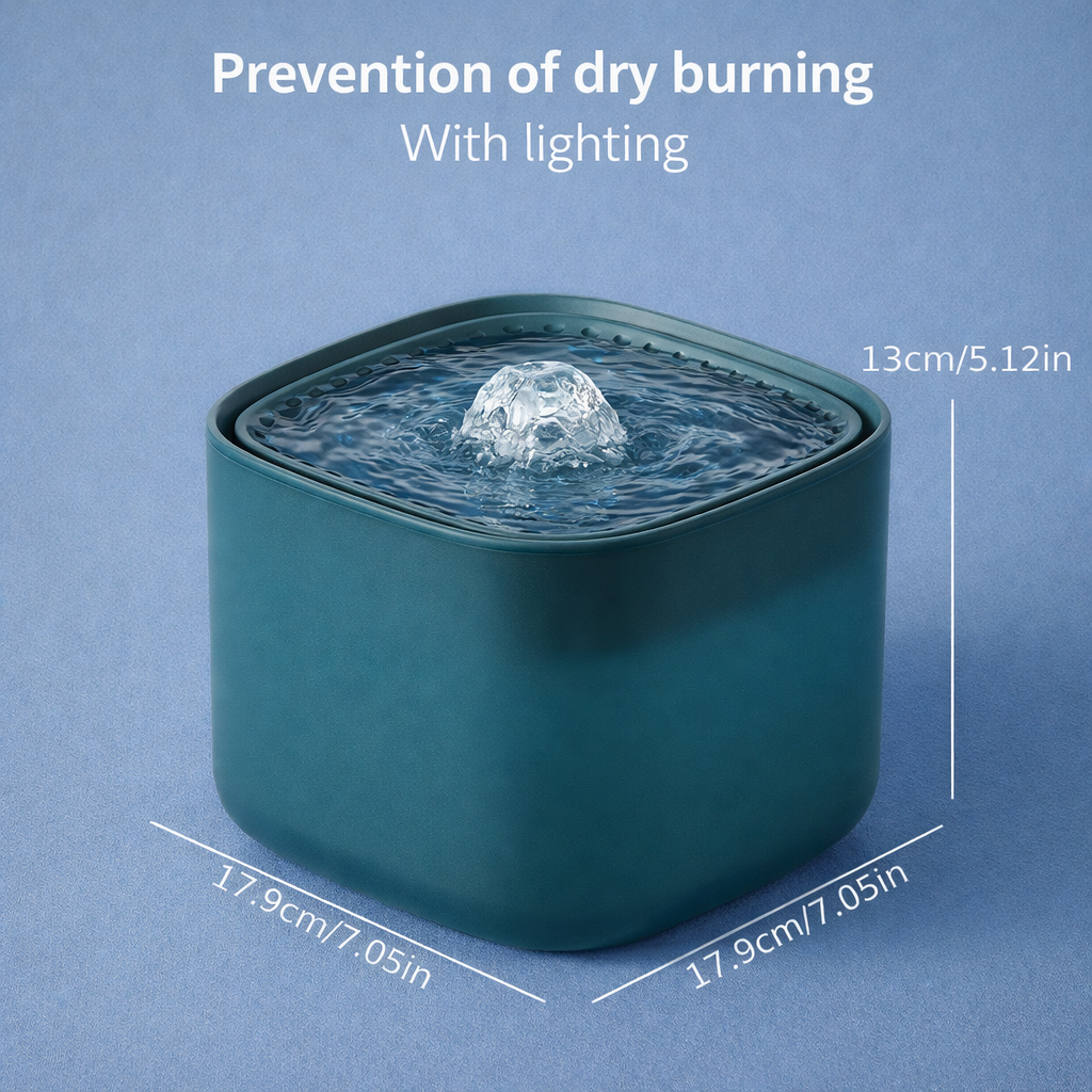 3L Automatic Cat Water Fountain – Ultra Quiet Pet Water Dispenser with Continuous Filtration