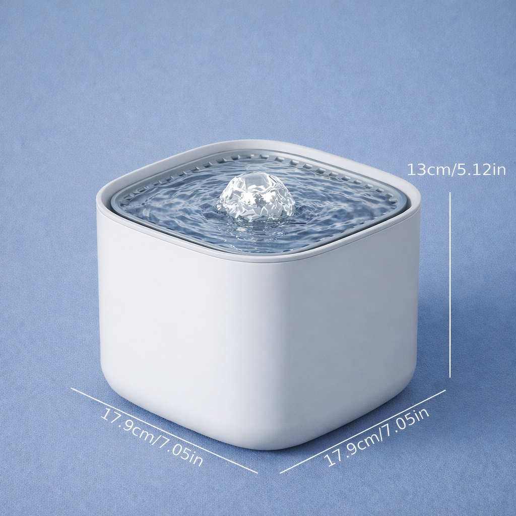 3L Automatic Cat Water Fountain – Ultra Quiet Pet Water Dispenser with Continuous Filtration