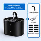 2.2L Automatic Cat Water Fountain – Quiet Running Water Dispenser with Water Level Window