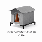 Warm, dry, and safe shelter for cats and small dogs