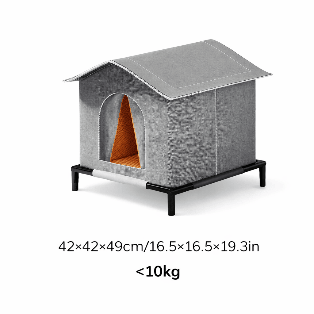 Warm, dry, and safe shelter for cats and small dogs