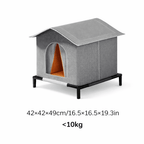 Warm, dry, and safe shelter for cats and small dogs