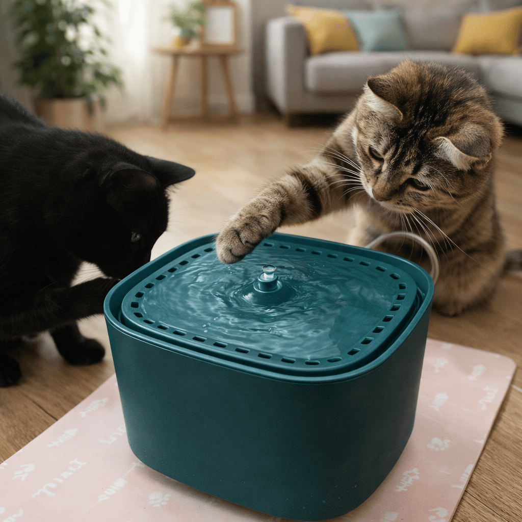 3L Automatic Cat Water Fountain – Ultra Quiet Pet Water Dispenser with Continuous Filtration