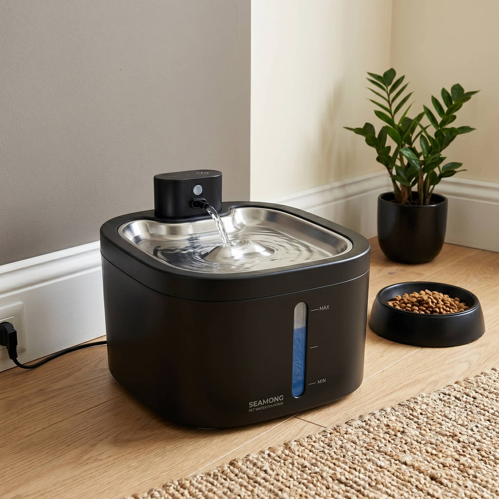 Keep Your Cat Hydrated and Healthy with the Ultra-Quiet Motion-Sensing Fountain - AquaSense
