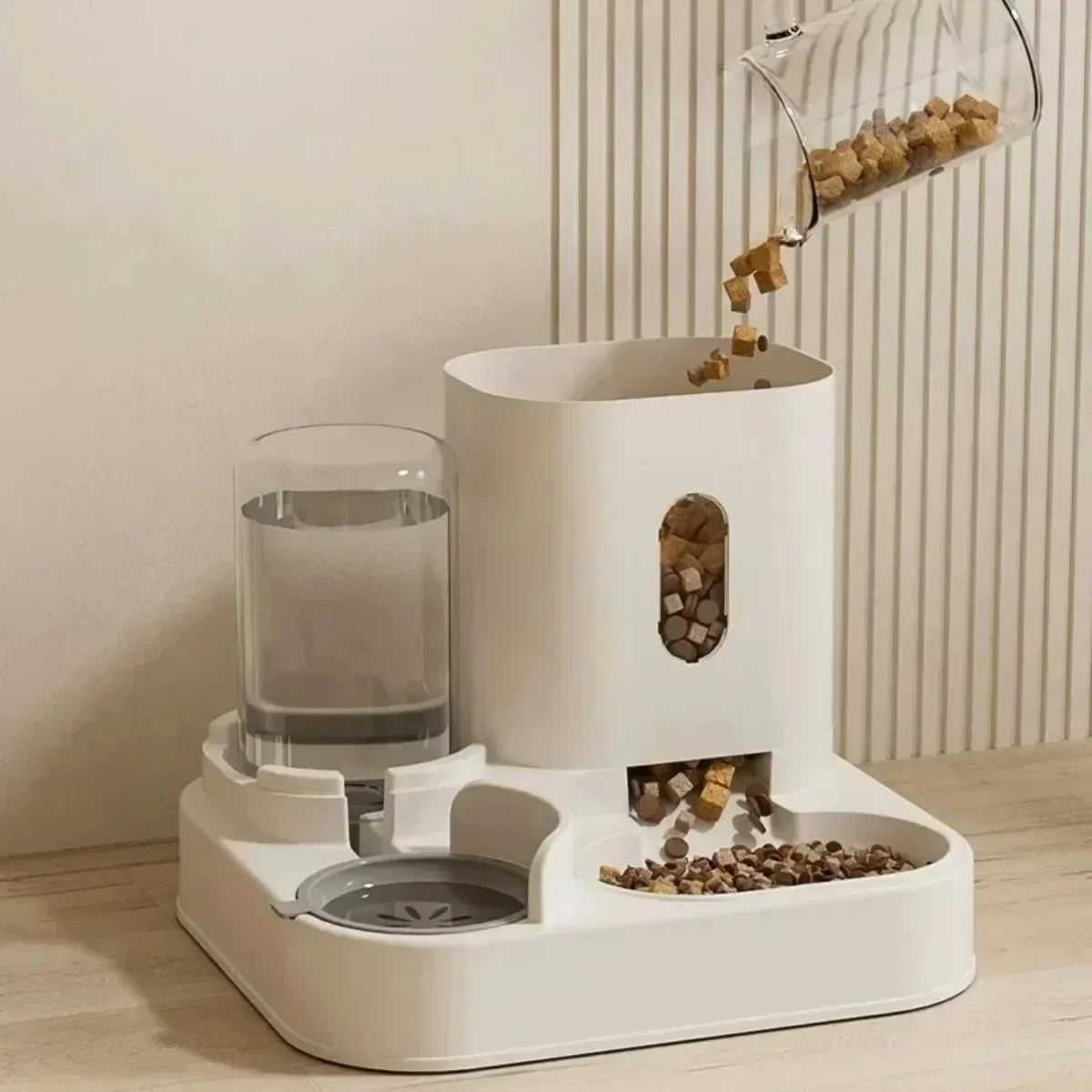 Automatic Pet Feeder & Water Fountain – Large Capacity Dispenser