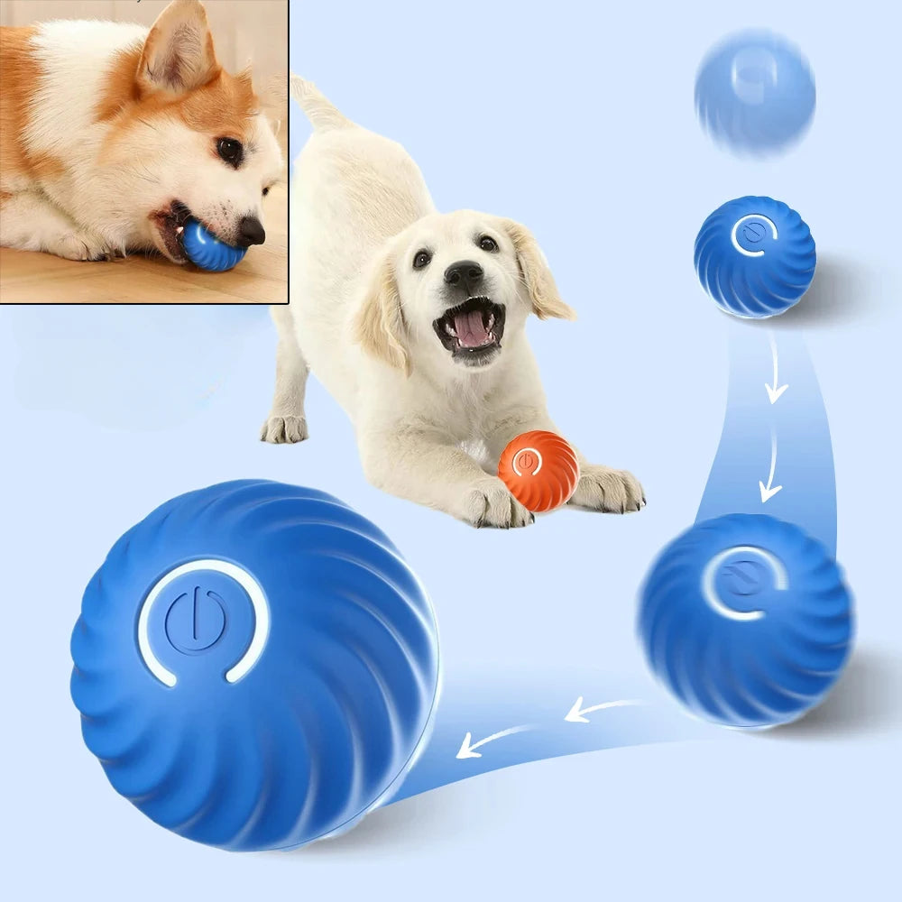 Smart Interactive Dog Ball – Automatic Moving & Bouncing Toy