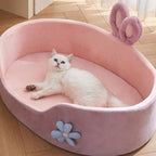 Soft Pet Bed – Warm, Washable & Detachable Mat for Dogs & Cats