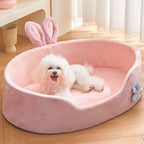 Soft Pet Bed – Warm, Washable & Detachable Mat for Dogs & Cats