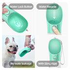 Portable Dog Water Bottle – Leakproof Outdoor Pet Dispenser
