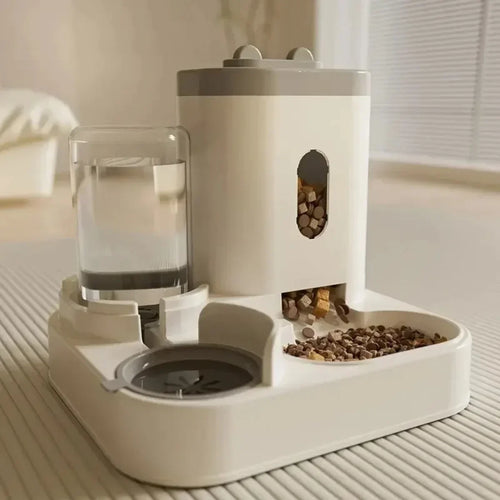 Automatic Pet Feeder & Water Fountain – Large Capacity Dispenser