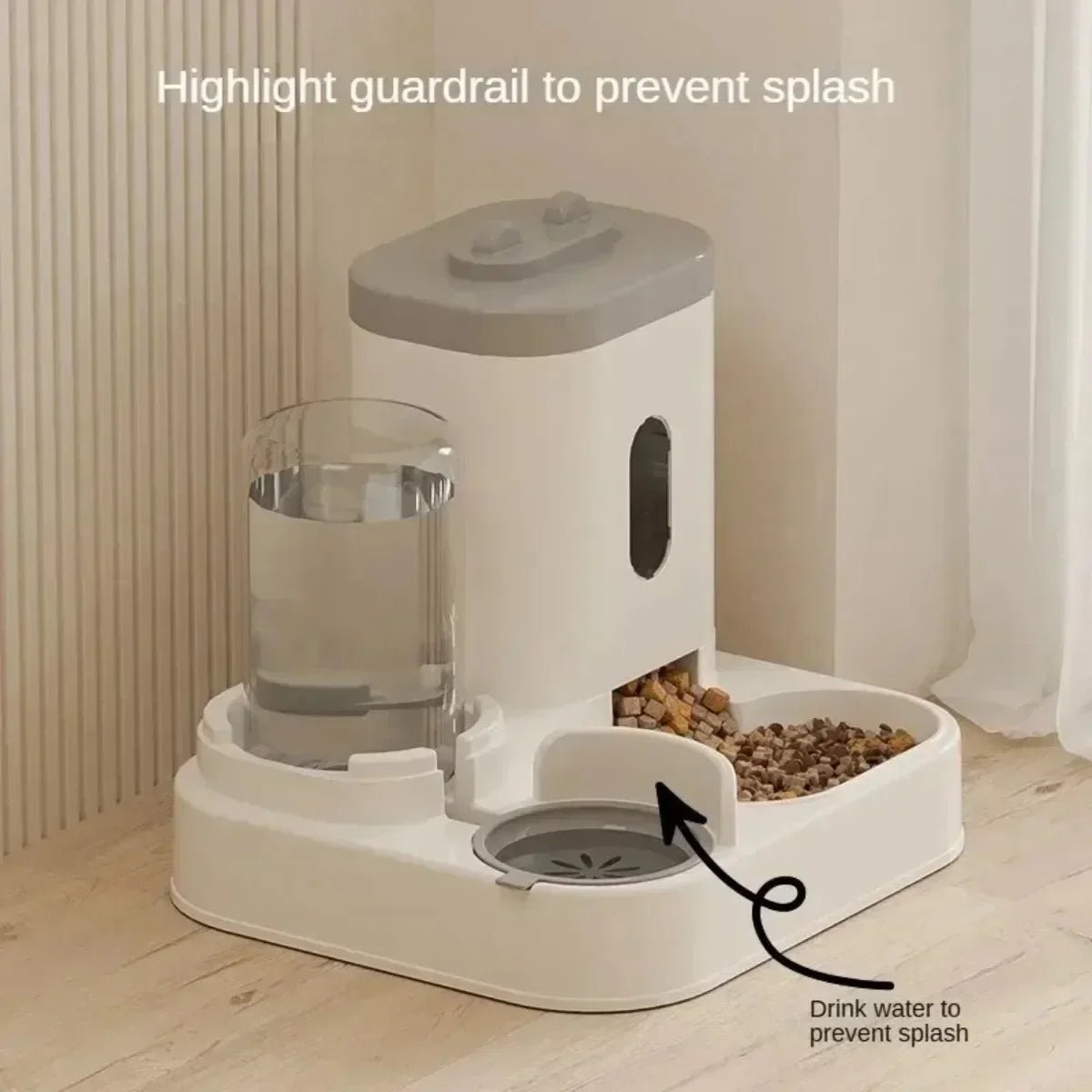 Automatic Pet Feeder & Water Fountain – Large Capacity Dispenser
