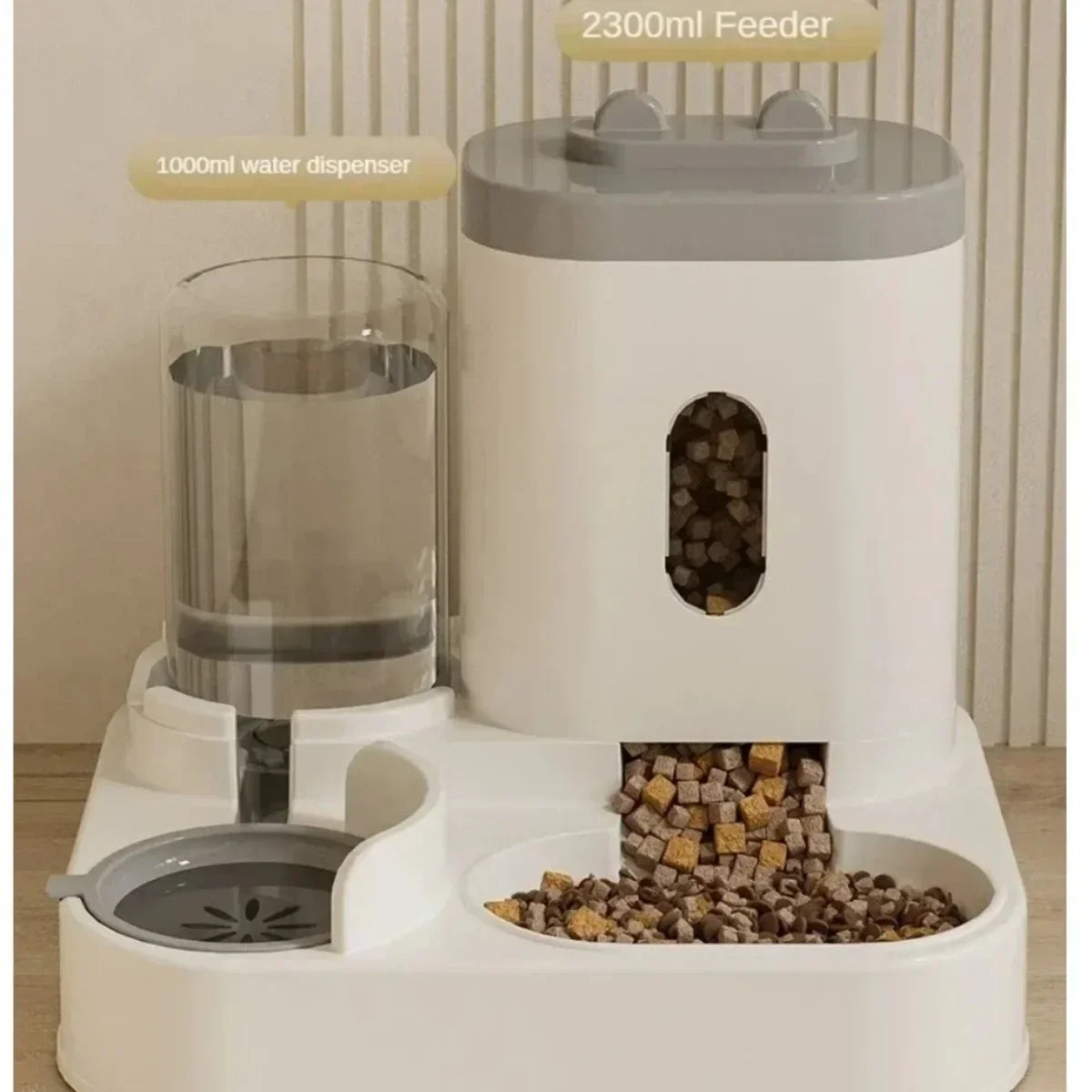 Automatic Pet Feeder & Water Fountain – Large Capacity Dispenser