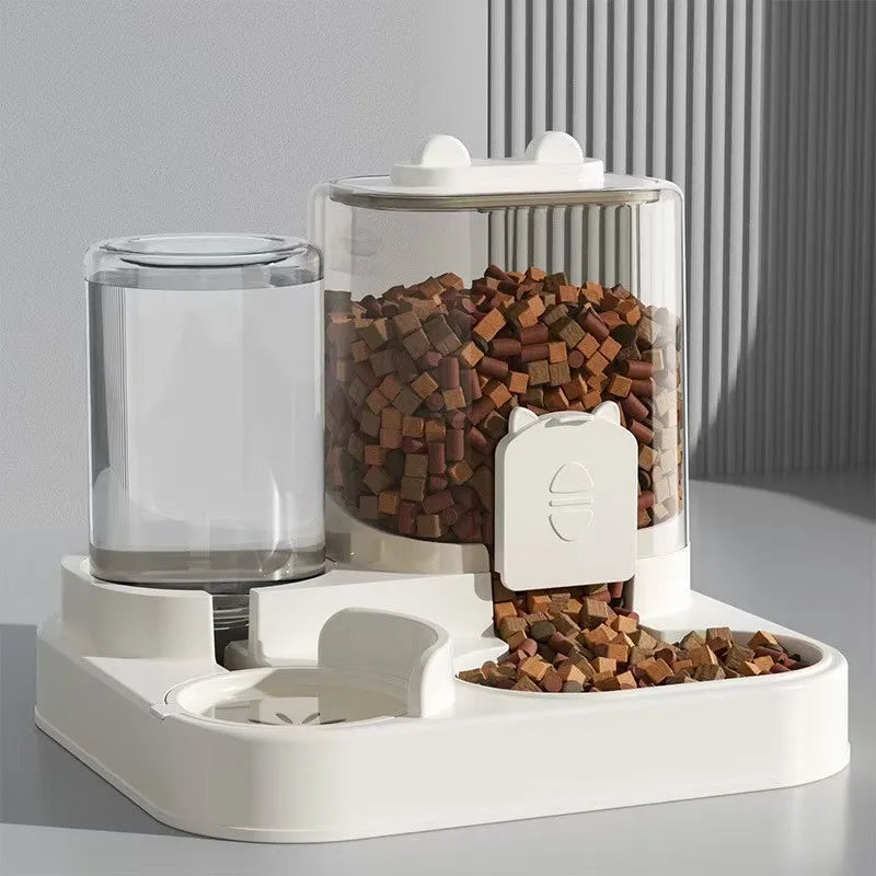 Automatic Pet Feeder & Water Fountain – Large Capacity Dispenser